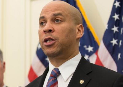 Booker visits New Brunswick, supports Cahill at ice cream social